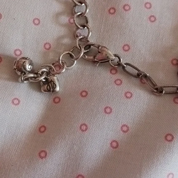 Brighton Green Tone Charm Long Chain Necklace - Picture 8 of 9